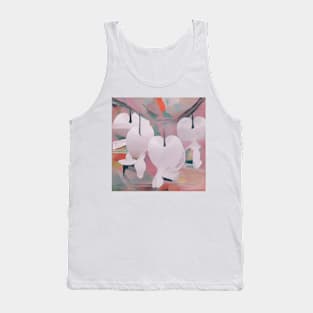 White Bleeding Hearts Tank Top